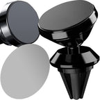 Magnetni Držač za Mobitel za Automobil, Crni, 4.5 x 3.4 x 3.4 cm