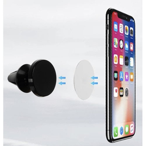 Magnetni Držač za Mobitel za Automobil, Crni, 4.5 x 3.4 x 3.4 cm