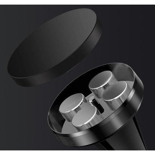 Magnetni Držač za Mobitel za Automobil, Crni, 4.5 x 3.4 x 3.4 cm