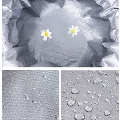 Cerada 3x4 m Srebrna, Vodootporna, Ojačani Rubovi