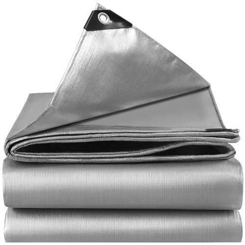 Cerada 3x4 m Srebrna, Vodootporna, Ojačani Rubovi