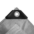 Cerada 4x5 m Srebrna, Vodootporna, Ojačani Rubovi