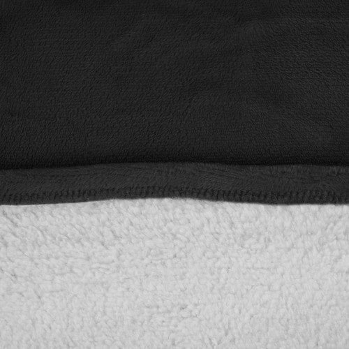 XXL Deka Hoodie Crna, 85 x 75 cm, Flanel, Oversize