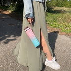 Motivacijska Boca za Vodu 1L, Roza i Plava, S Mjerama i Slamkom