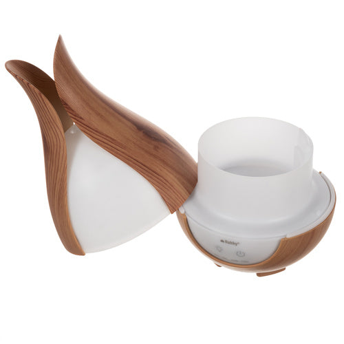 Ultrazvučni Aroma Difuzor i Ovlaživač Zraka 200 ml, Bež/Smeđi