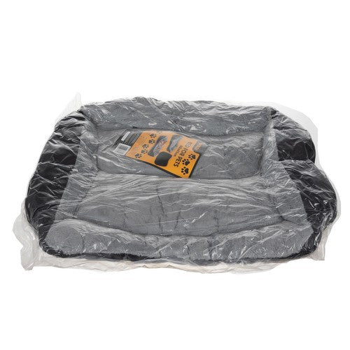 Krevet Za Pse i Mačke 60x45 cm, Sivo-Crni