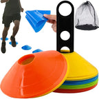 Set Trening Čunjeva 50 Komada u 5 Boja s Postoljem i Torbom