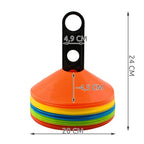 Set Trening Čunjeva 50 Komada u 5 Boja s Postoljem i Torbom