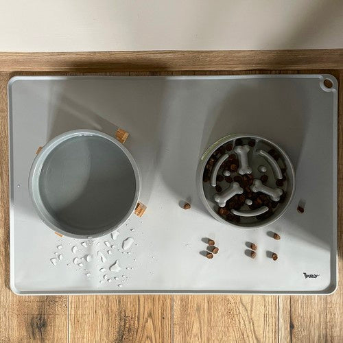 Silikonska Podloga za Posude 60 x 45 cm Siva