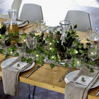 Umjetni Bršljan s LED Rasvjetom, 25 m, Zelena