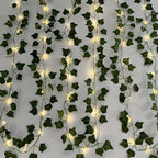 Umjetni Bršljan s LED Rasvjetom, 25 m, Zelena