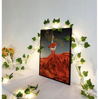 Umjetni Bršljan s LED Rasvjetom, 25 m, Zelena