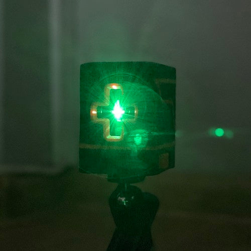 Elektronička Libela s Zelenim Križnim Laserom i Kutijom