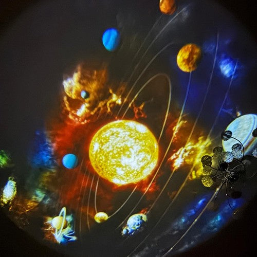 LED Projektor Zvijezda s Noćnim Svjetlom, 11 x 11 cm, Bijelo-Crni