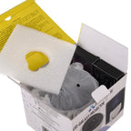 LED Projektor Zvijezda s Noćnim Svjetlom, 11 x 11 cm, Bijelo-Crni