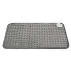 Grijana Podloga 60x30 cm Siva s Daljinskim Upravljanjem