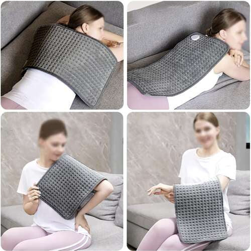 Grijana Podloga 60x30 cm Siva s Daljinskim Upravljanjem