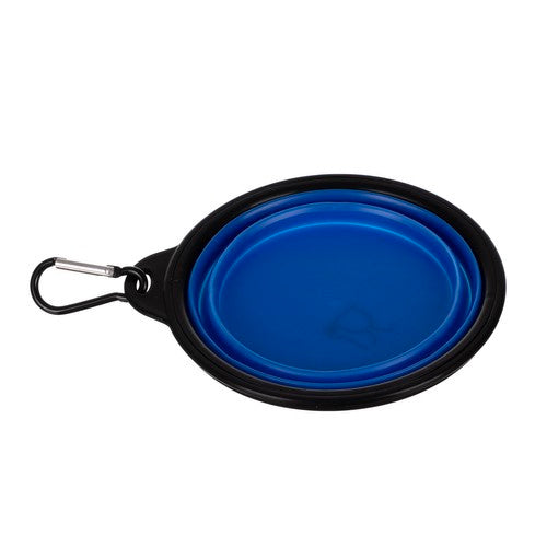 Set Posuda za Vodu za Pse i Mačke 1.5l s Protiv-Polijevanja + Sklopiva Putna Posuda 350 ml