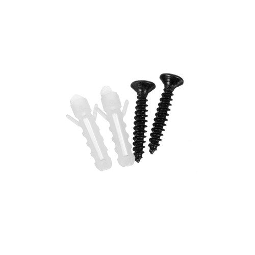 Zidna Vješalica s Policom i Magnetom 24.5 x 8.5 x 5 cm Crna