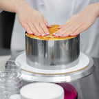 Podesivi Obruč za Torte 16-30 cm, Visina 20 cm, Srebrni