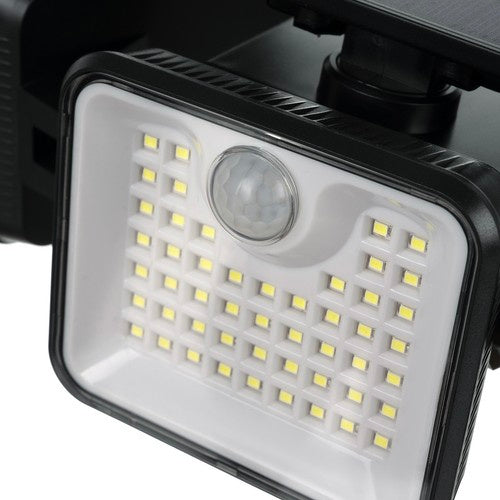 Solarna Vanjska Lampa 180 LED s Senzorom Pokreta i Sumraka, Crna, 33 x 11 x 12.5 cm