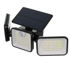 Solarna Vanjska Lampa 180 LED s Senzorom Pokreta i Sumraka, Crna, 33 x 11 x 12.5 cm