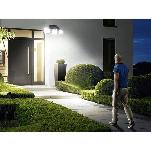 Solarna Vanjska Lampa 180 LED s Senzorom Pokreta i Sumraka, Crna, 33 x 11 x 12.5 cm