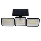 Solarna Vanjska Lampa 180 LED s Senzorom Pokreta i Sumraka, Crna, 33 x 11 x 12.5 cm