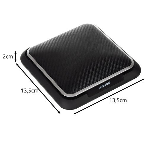 Samoljepljivi Držač za Telefon za Auto i Stol, 13.5 x 13.5 x 2 cm, Crni