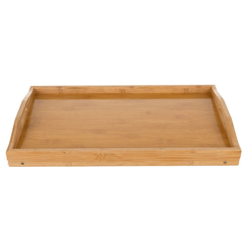 Sklopivi Bambusov Stolić za Doručak u Krevetu 73 x 31 x 21 cm
