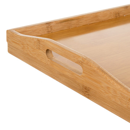 Sklopivi Bambusov Stolić za Doručak u Krevetu 73 x 31 x 21 cm