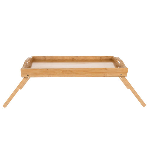 Sklopivi Bambusov Stolić za Doručak u Krevetu 73 x 31 x 21 cm