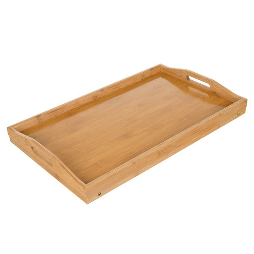 Sklopivi Bambusov Stolić za Doručak u Krevetu 73 x 31 x 21 cm