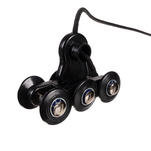 Hula Hoop s Masažerom i Utezima, 30-42 cm, Crni