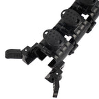 Hula Hoop s Masažerom i Utezima, 30-42 cm, Crni