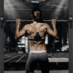 Podesiva Šipka za Zgibove od 70 do 100 cm, Crna, Nosivost 180 kg