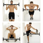 Podesiva Šipka za Zgibove od 70 do 100 cm, Crna, Nosivost 180 kg