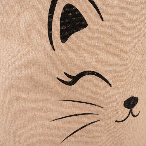 Košara za Igračke i Rublje 42L, Bež s Printom, 32 x 43 cm