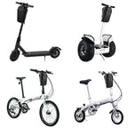 Univerzalna Vodootporna Torba za Romobil 5 l, Crna, 30 x 16 x 11 cm