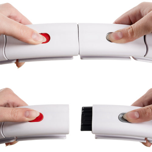 Hula Hoop s Brojačem, Podesivom Težinom i Masažnim Izbočinama, Bijeli, 75–109 cm