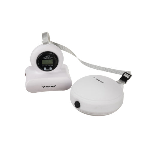 Hula Hoop s Brojačem, Podesivom Težinom i Masažnim Izbočinama, Bijeli, 75–109 cm