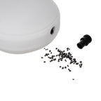 Hula Hoop s Brojačem, Podesivom Težinom i Masažnim Izbočinama, Bijeli, 75–109 cm