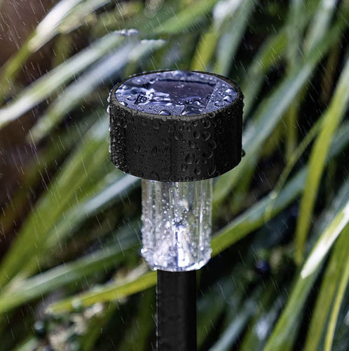 Set Solarnih Vrtnih Lampi 10 Komada, Toplo Bijelo Svjetlo, IP44, 37 x 5.5 cm