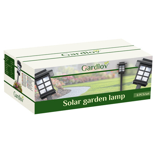 Set Solarnh Vrtnih Lampi LED 6 Komada, Hladno Bijelo, 37 x 8.5 cm, IP44