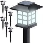 Set Solarnh Vrtnih Lampi LED 6 Komada, Hladno Bijelo, 37 x 8.5 cm, IP44