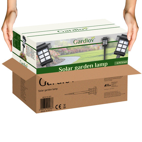 Set Solarnh Vrtnih Lampi LED 6 Komada, Hladno Bijelo, 37 x 8.5 cm, IP44