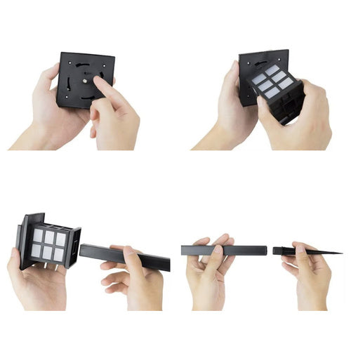 Set Solarnh Vrtnih Lampi LED 6 Komada, Hladno Bijelo, 37 x 8.5 cm, IP44