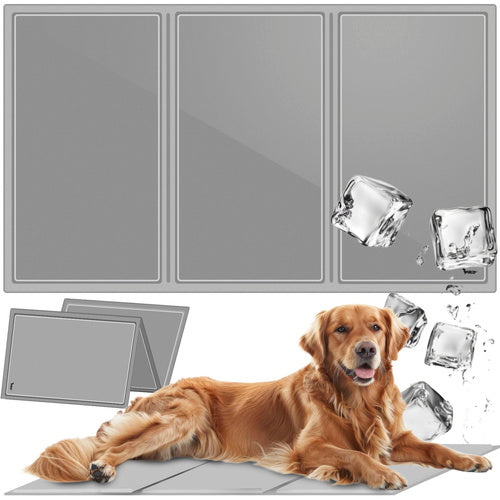 Hladilna Prostirka za Životinje 90x50 cm Siva