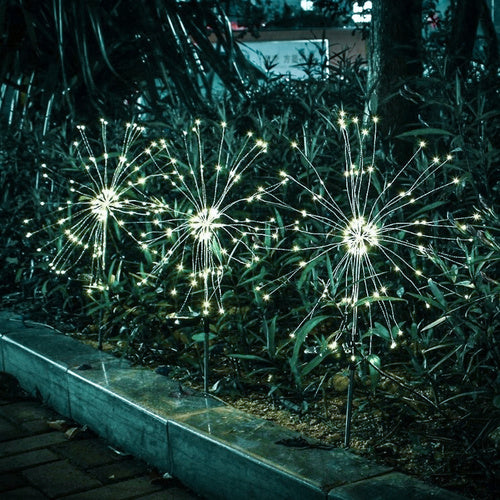 Solarna Vrtna Lampa Maslačak LED Set od 2, Vodootporna, Hladno Bijelo Svjetlo