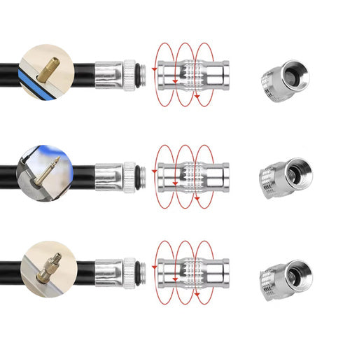 Ručna Pumpa za Bicikl i Romobil 16 cm Crna s Držačem za Ramu